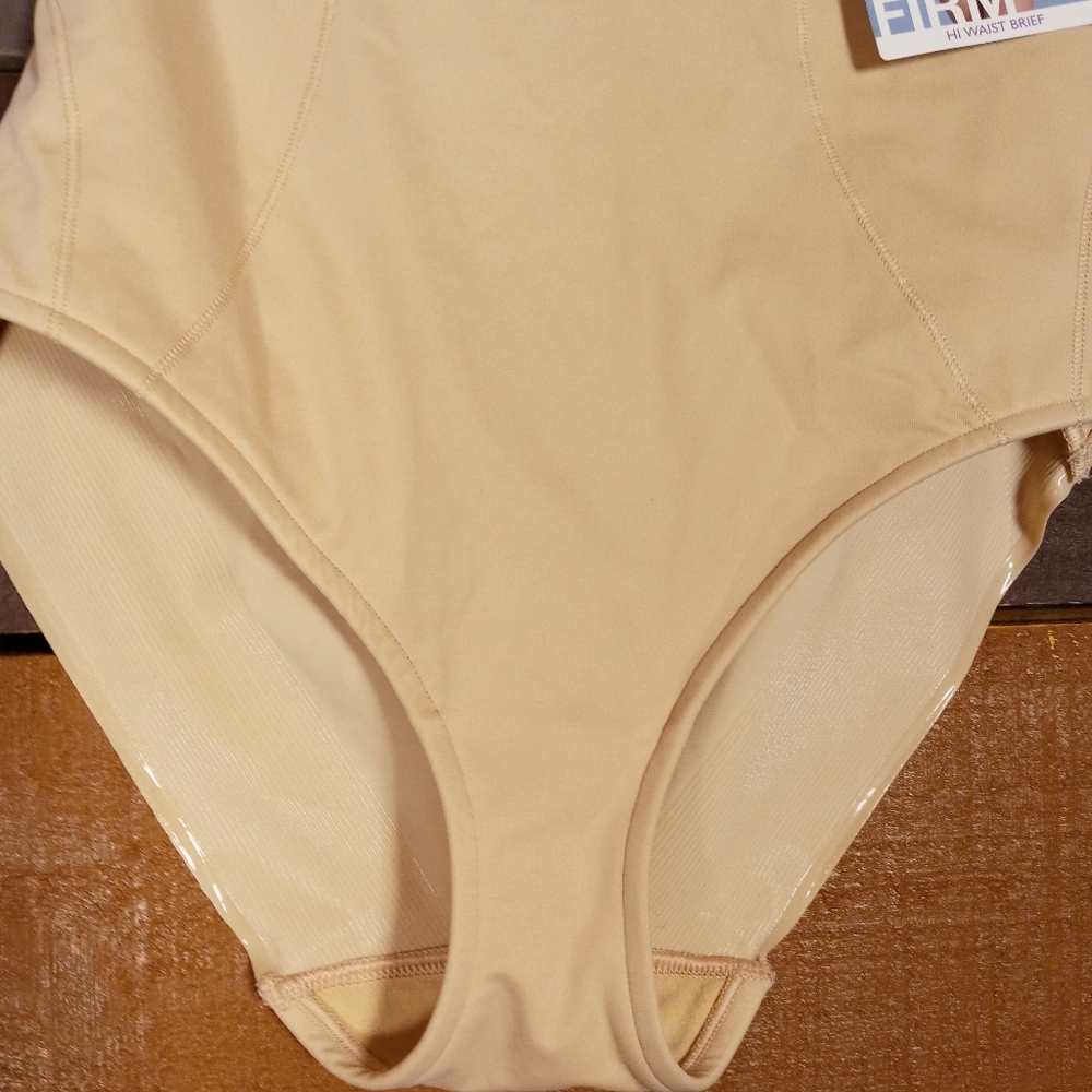 NWT XL Naomi & Nicole Nude Extra Firm High Waist Brief Shaper - Picture 5 of 11